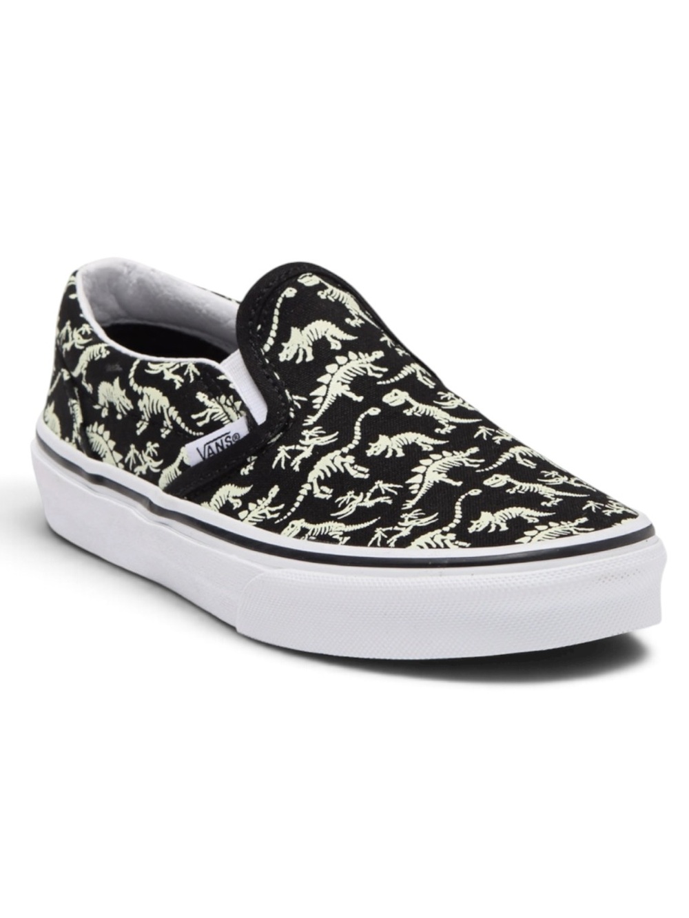 Vans Glow In The Dark Dinosaur Slip On Sneakers